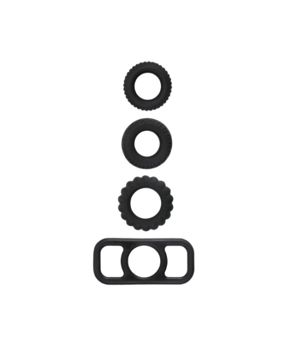 Cock Ring 4 Pack Reusable